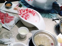 -海上明月海鲜火锅 鲜切牛肉