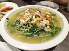 鸡汤豆苗白玉菇-周锦记广式餐厅(格林生活坊2期店)
