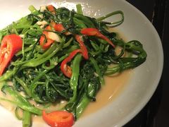 马拉盏炒通菜-大头虾越式风味餐厅(光明广场店)
