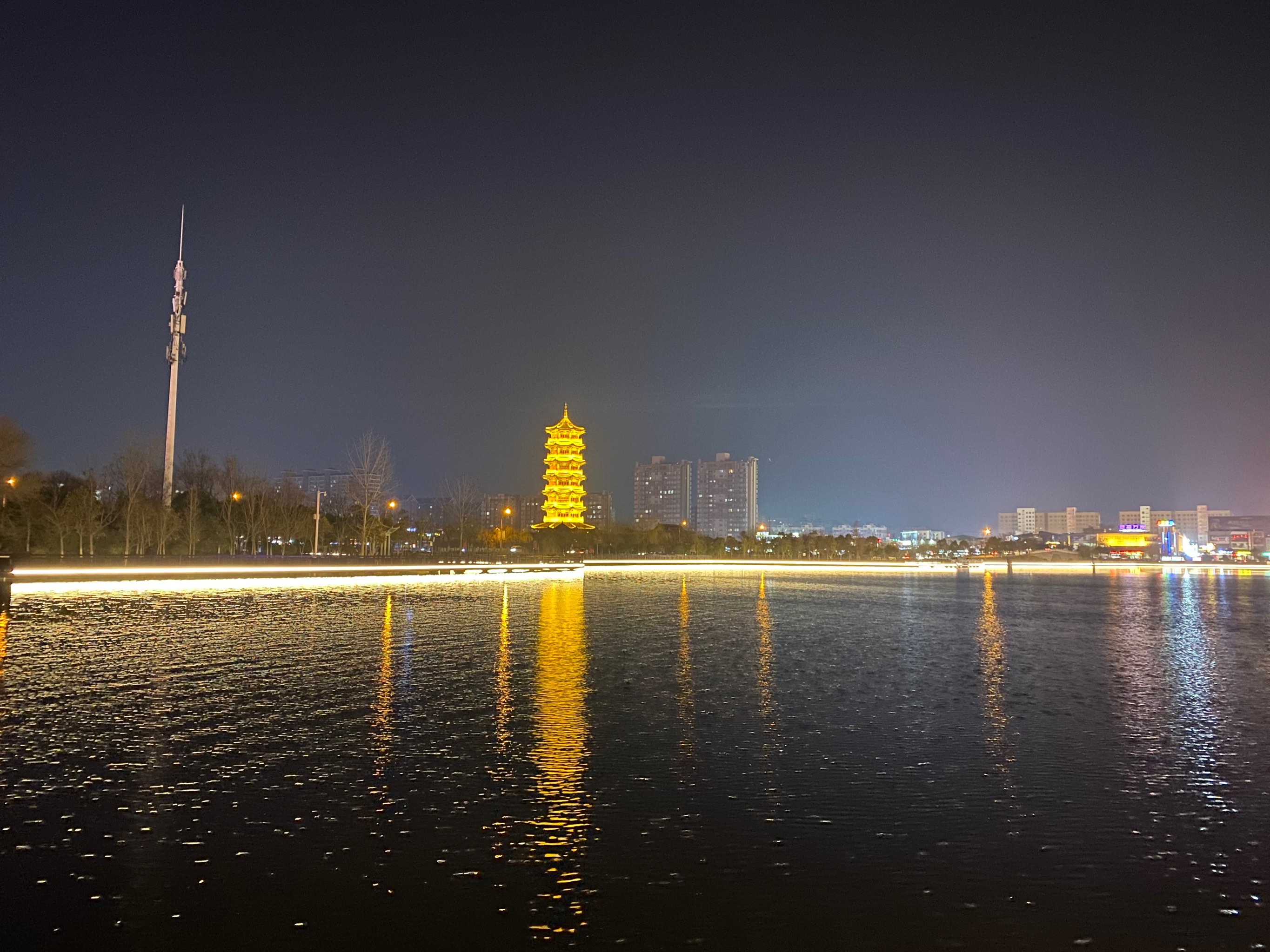 柘城夜景图片图片