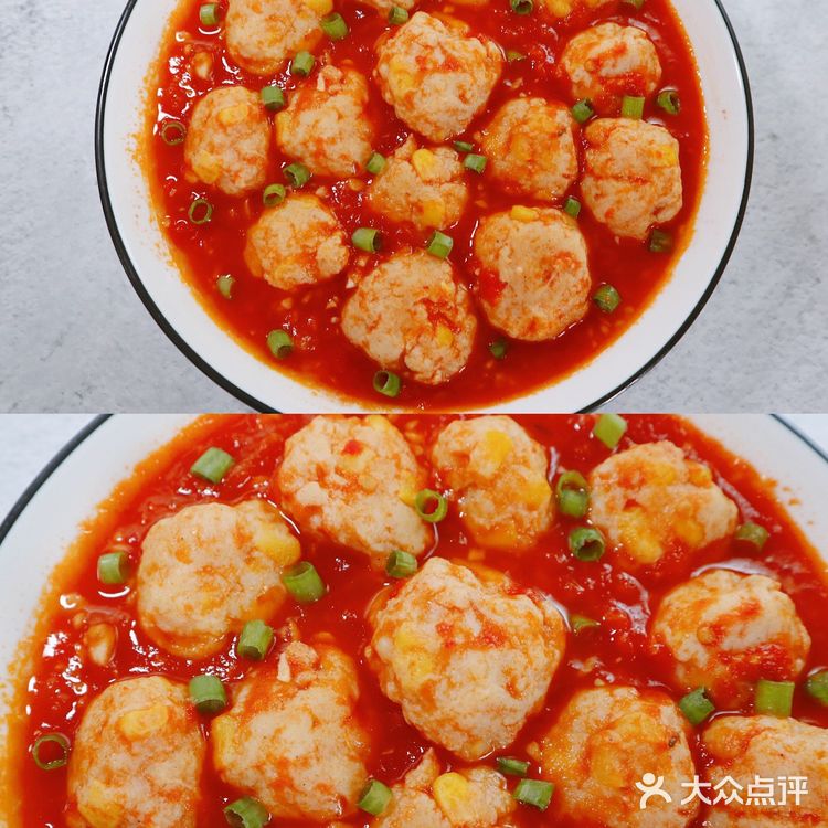 ‼️30道减脂菜—Q弹多汁的番茄浓汤鸡肉丸‼️