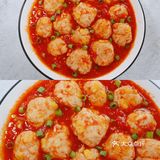 ‼️30道减脂菜—Q弹多汁的番茄浓汤鸡肉丸‼️