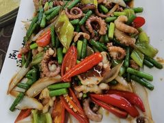 酱爆八爪鱼-张会海鲜饭店(东戴河店)