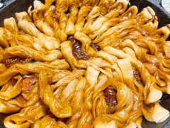 大公鸡粘卷子-华盛园卷子王农家菜水库鱼