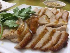 炭烧猪颈肉。-廉江鹅饭店