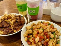 爆炒虾仁汤面-兰溪十八浇(天一店)