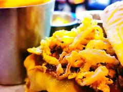 经典美式BBQ风味汉堡-bluefrog蓝蛙(皇庭广场店)