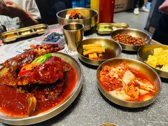 -草家酱蟹炭火烤肉店(珲春南路二店)