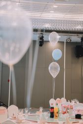 -团子宝宝宴派对百日宴生日布置策划·求婚策划·气球布置别墅民宿
