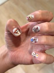 点击看大图 -复古绿·少女主题美甲美睫