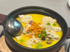 海胆金汤手掰鲜豆腐-北平食府·北京烤鸭(北京西站六里桥店)