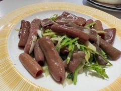 芫爆海肠-松云居.大连人.大连菜