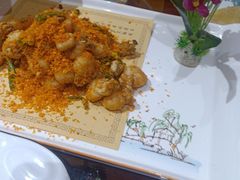 -东来菜馆•手抓海鲜家常菜•海鲜锅贴(鸽子窝店)