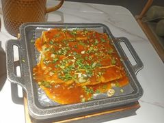 铁板包浆豆腐-绿茶餐厅(滨海万达广场店)