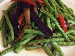 茄子炒豇豆-国力仁和川菜(李家村店)