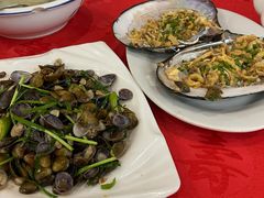 姜葱炒黄沙蚬-荣兴河鲜楼