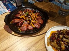 干锅香辣鸭头-龙咏记四季家福烤鸭中餐厅(滨湖店)