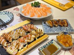 三文鱼薄切-羽寿司(东方宝泰店)