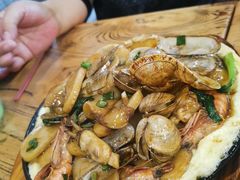铁板海鲜年糕-逸香海鲜面疙瘩(嵊泗店)