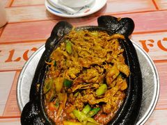 铁板孜然羊肉-小胖铁板烧