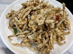 干炸茶树菇-老四川平头酸菜鱼(衙前店)