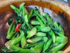 虾酱啫芥兰-勝記酒家·37年老字号·经典粤菜(荔枝公园店)