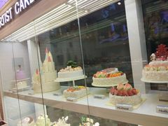 面包甜点陈列柜-LanTa蓝塔烘焙(中原万达店)