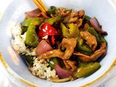 黑椒牛柳饭-西部马华清真兰州牛肉面·烧烤夜市(三里河店)