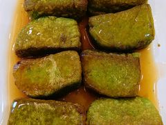 菜汁豆腐-巫记鸡饭店