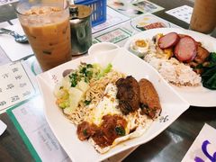 叉烧煎双蛋饭-兰芳园(上环店)