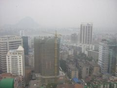 从餐厅往外看，景色真好-柳州宾馆-云霄阁·旋转餐厅
