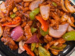 铁板黑椒牛柳-正阳春烤鸭(华捷道店)