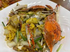 野生梭子蟹炒鸡蛋-温州一家人美食(西木头市店)