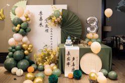 -七月气球布置订婚·宝宝宴· 求婚·生日布置(二七万达店)