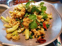 干锅丽水香菇花菜-探花·意境江南菜·唐伯虎文化体验店·松鼠桂鱼(观前店)
