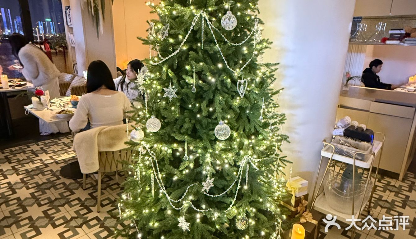 圣诞绝美江景餐厅🍴…这个夜色太美🏙️！