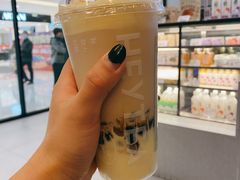 厚烧蛋糕波波奶茶-喜茶(青岛金狮广场店)