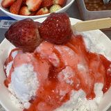 大雪过来来一碗这样的甜品才是享受呢！芋见草莓沙冰