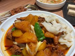 新疆大盘鸡-谷丽麦馕新疆菜·清真(步步高梅溪新天地店)