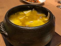 松茸菜胆炖老鸡汤-晶采轩(虹桥路店)