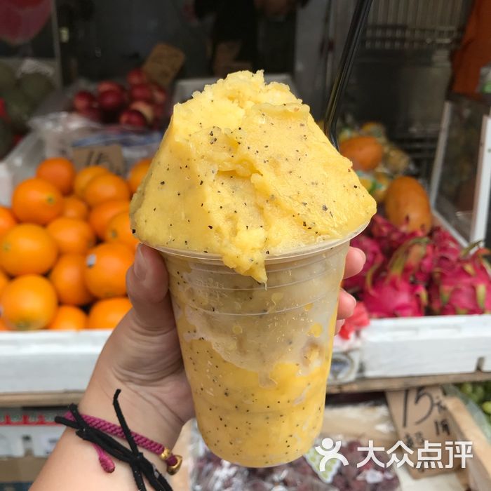 陈李记老传统炒冰沙芒果拼百香果图片-北京雪糕饮品-大众点评网