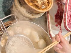 牛骨浓汤锅底-大吉利·潮汕鲜牛肉火锅(总店)