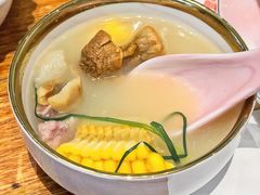 野菌当归黄芪汽锅鸡汤-甜阿姨·天台花园私房菜(万松园店)