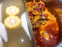 鲜鸳鸯牛杂锅底-潮牛海记•潮汕牛肉火锅•醉鸡煲•粿条汤(通北路店)