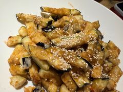 芝麻酥茄子-范家小馆·烤鸭新京菜(金融街店)