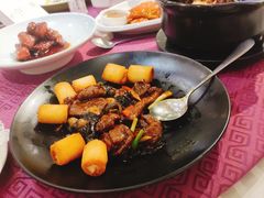 脆皮鲜奶拼蚝油牛肉-和记小菜(七宝店)