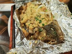 铁板蒜香鲈鱼-西江美食舫·江西菜(健德桥店)