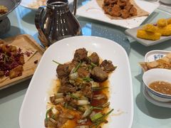 -海派美食·家宴海鲜青岛菜·石锅鲽鱼头(东方城店)