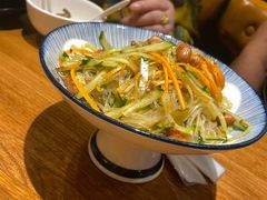 凉拌素三丝-小金鬼·煎饺·鸽子汤