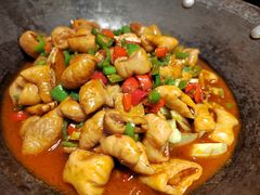 黄贡椒炒肥肠-味上湘菜馆(岳麓山店)
